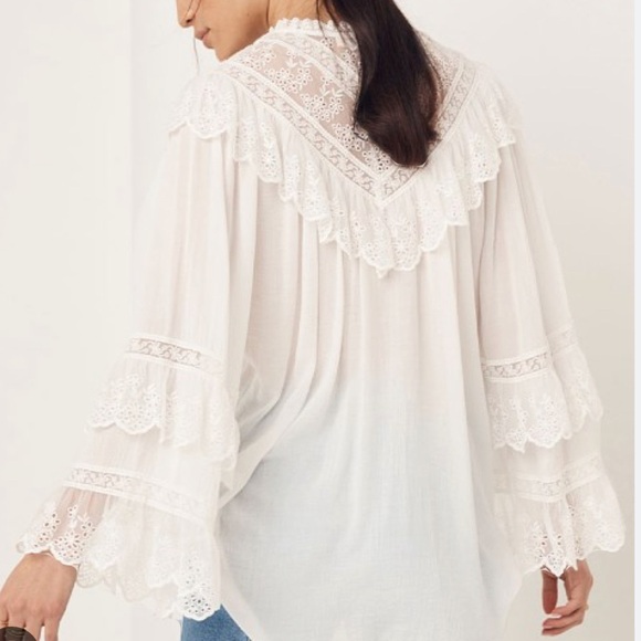 SOLD// Spell and the Gypsy Ella Lace Blouse - Picture 4 of 12